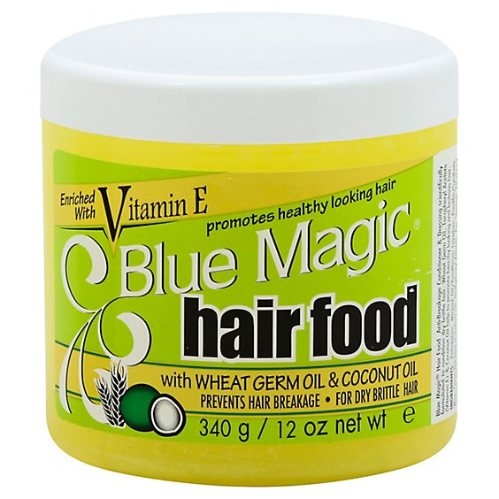 Blue Magic Hair Food With Wheat Germ Coconut Oil - 12 Oz