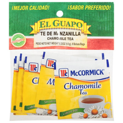 El Guapo Chamomile Tea Bag Prepacked - 8 Count