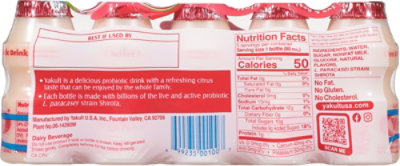 Yakult Probiotic Drink Nonfat - 5-2.7 Fl. Oz. - Image 6