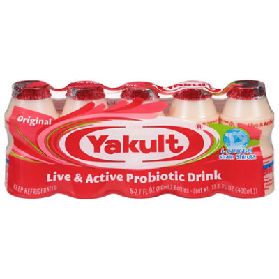 Yakult Probiotic Drink Nonfat - 5-2.7 Fl. Oz. - Safeway