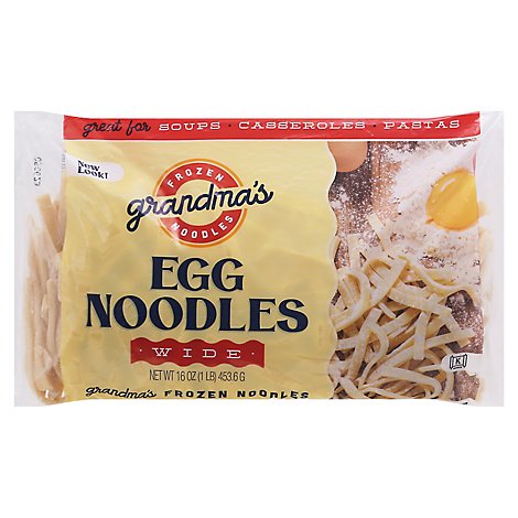 Grandmas Egg Noodles Wide - 16 Oz