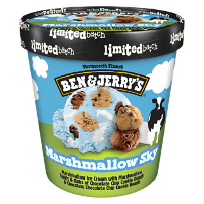 Ben & Jerry's Limited Batch Marshmallow Sky Ice Cream - 16 Oz - Image 1