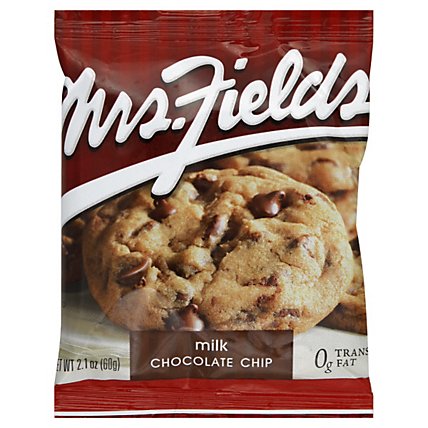Mrs. Fields Cookies Milk Chocolate Chip Cookies - 2.1 Oz - Image 1