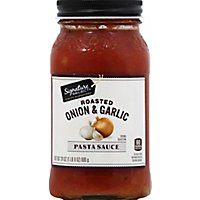 Signature SELECT Pasta Sauce Roasted Onion & Garlic Jar - 24 Oz - Image 2