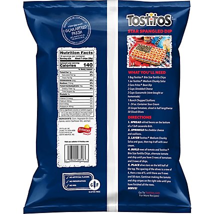 TOSTITOS Tortilla Chips Restaurant Style Original Party Size - 18 Oz - Image 6