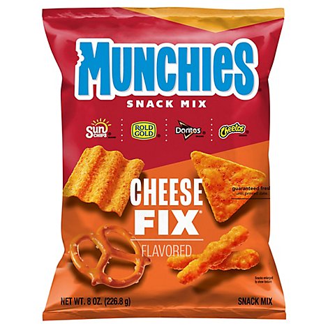 Munchies Snack Mix Cheese Fix Flavored - 8 Oz