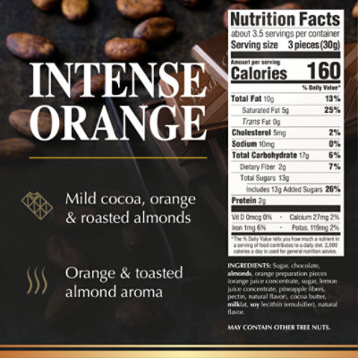 Lindt EXCELLENCE Intense Orange Dark Chocolate Candy Bar - 3.5 Oz - Image 4