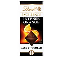 Lindt Excellence Chocolate Bar Dark Chocolate Intense Orange - 3.5 Oz