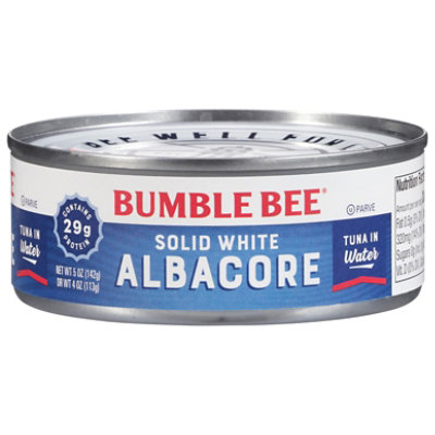 Bumble Bee Tuna Albacore Solid White in Water - 5 Oz - Image 2