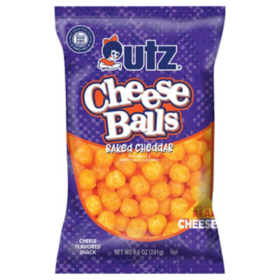 Utz Cheese Balls Baked Cheddar - 8.5 Oz - Image 3