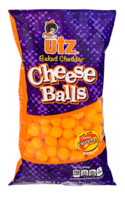 Utz Cheese Balls Baked Cheddar - 8.5 Oz - Image 1