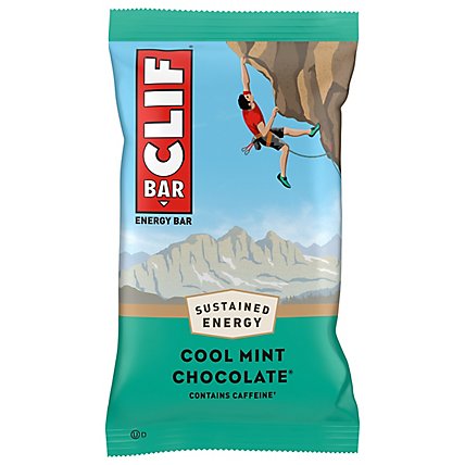 CLIF BAR Cool Mint Chocolate Energy Bar - 2.4 Oz - Image 1