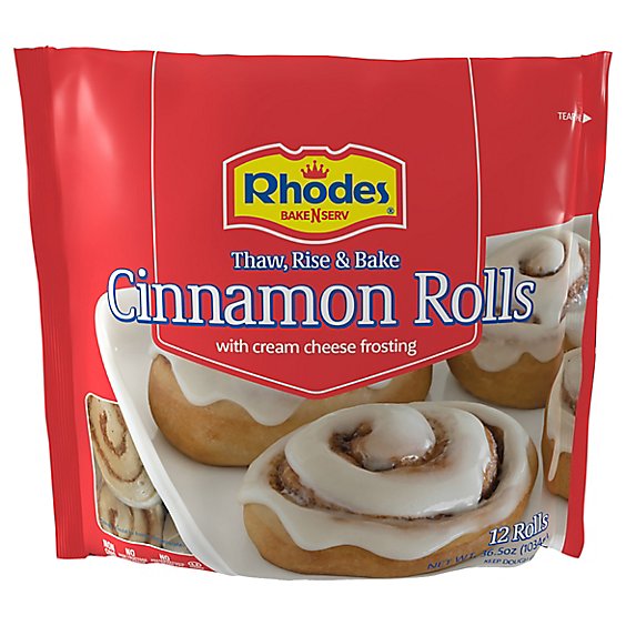 Rhodes Cinnamon Rolls With Cream Cheese Frosting - 36.5 Oz
