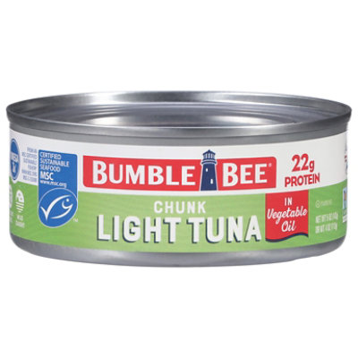 Bumble Bee Tuna Chunk Light in Vegetable Oil - 5 Oz - Image 3