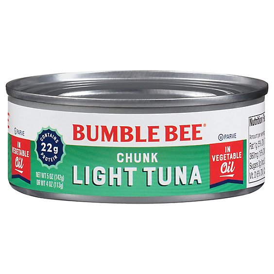 Bumble Bee Tuna Chunk Light in Vegetable Oil - 5 Oz