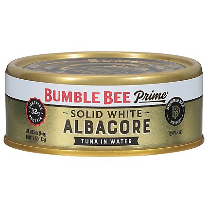 Bumble Bee Prime Fillet Tuna Albacore Solid White in Water - 5 Oz - Image 3