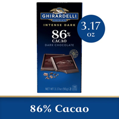 Ghirardelli Intense Dark 86% Cacao Chocolate Bar - 3.17 Oz - Image 1