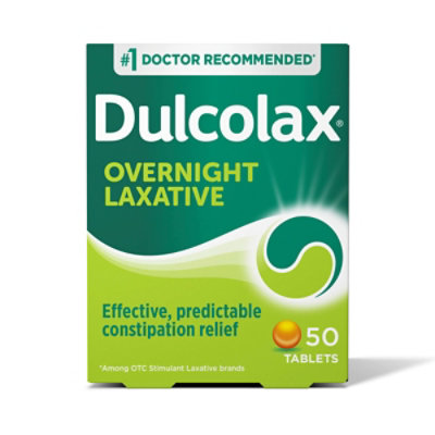 Dulcolax Laxative 5mg Comfort Coated Tablets - 50 Count