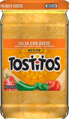 TOSTITOS Salsa Con Queso Medium - 23 Oz - Image 2