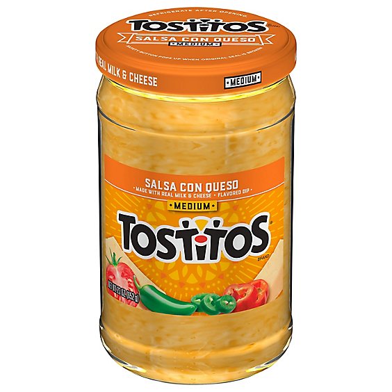 TOSTITOS Salsa Con Queso Medium - 23 Oz