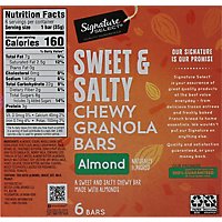 Signature SELECT Granola Bars Chewy Sweet N Salty Almond - 6-1.23 Oz