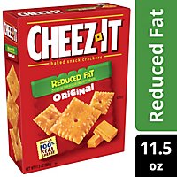 Cheez-It Baked Snack Cheese Crackers Made with 100% Real Cheese Reduced Fat Original - 11.5 Oz - Image 2