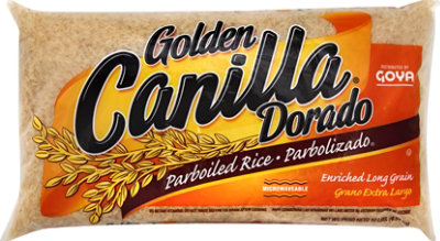 Goya Canilla Golden Dorado Rice Parboiled Long Grain Enriched - 10 Lb - Image 2