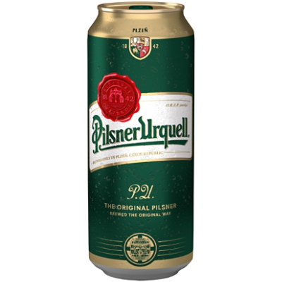 Pilsner Urquell Bohemian Pilsner Beer 4.4% ABV Cans - 4-500 Ml - Image 3