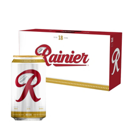 Rainier Beer In Cans - 18-12 Oz - Image 1