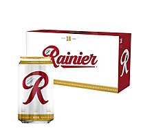 Rainier Beer Lager Cans - 18-12 Fl. Oz.