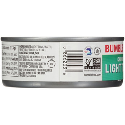 Bumble Bee Tuna Chunk Light in Water - 5 Oz - Image 6