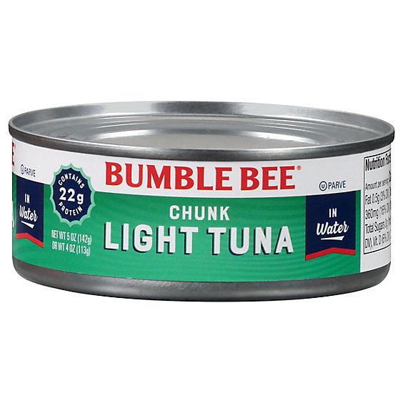Bumble Bee Tuna Chunk Light in Water - 5 Oz
