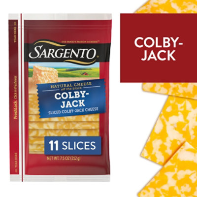 Sargento Sliced Colby-Jack Natural Cheese - 11 Count - Image 1