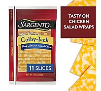 Sargento Cheese Slices Deli Style Colby-Jack 11 Count - 7.5 Oz