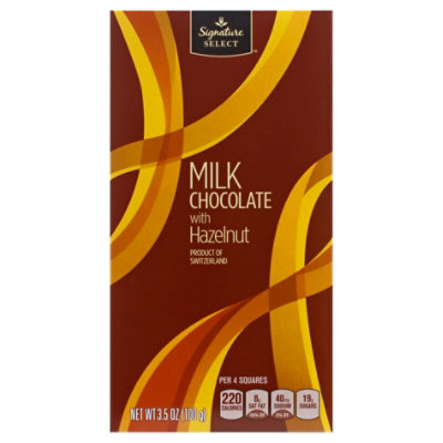 Signature SELECT Candy Milk Chocolate with Hazelnut - 3.5 Oz