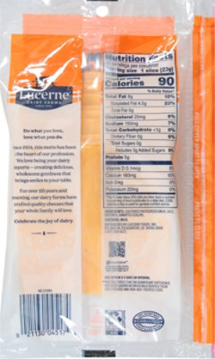 Lucerne Cheese Slices Medium Cheddar - 10 Count - Image 5