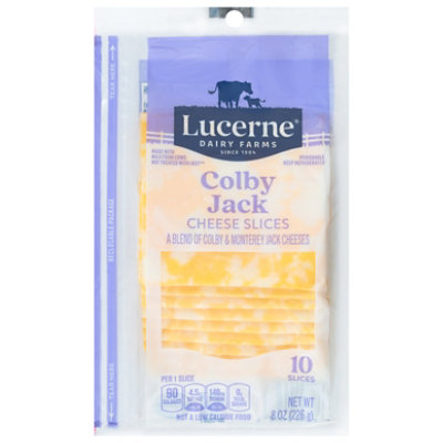 Lucerne Cheese Slices Colby Jack - 10 Count - Image 2