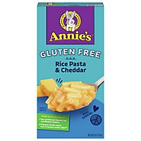 Annies Homegrown Macaroni & Cheese Gluten Free Rice Pasta & Cheddar Box - 6 Oz - Image 1