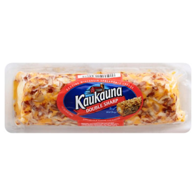 Kaukauna Double Sharp Spreadable Cheese Log - 10 Oz. - Image 1