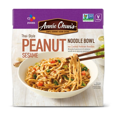 Annie Chuns Noodle Bowl Thai Style Peanut Sesame - 8.7 Oz - Image 1