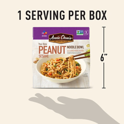 Annie Chuns Noodle Bowl Thai Style Peanut Sesame - 8.7 Oz - Image 4