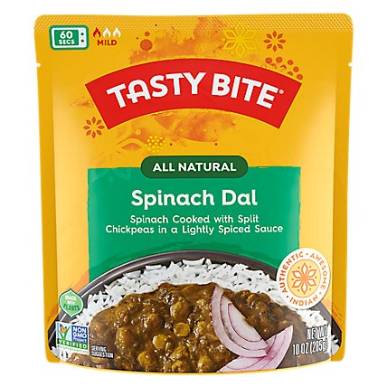 Tasty Bite Spinach Dal - 10 Oz - Image 1