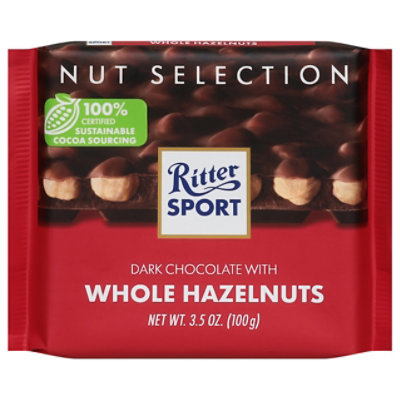 Ritter Sport Dark Chocolate with Whole Hazelnuts - 3.5 Oz - Image 3