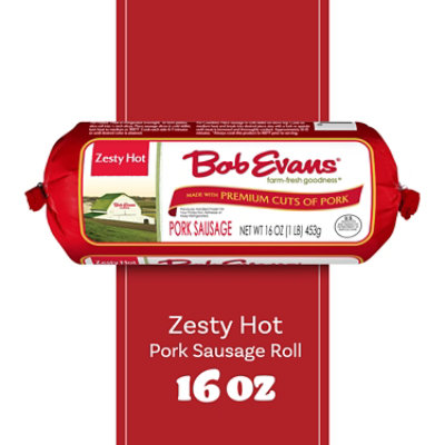 Bob Evans Pork Sausage Zesty Hot - 16 Oz - Image 2