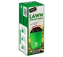 Signature SELECT Lawn & Leaf Bags With Drawstring 39 Gallon