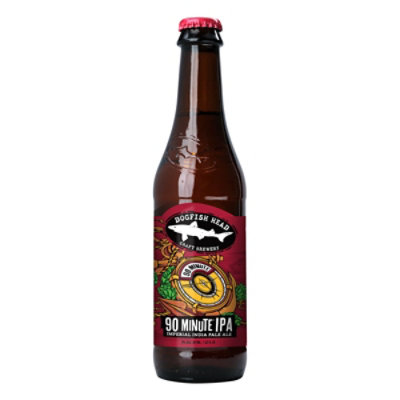 Dogfish Head Beer India Pale Ale 90 Minute IPA Bottles - 4-12 Fl. Oz. - Image 2