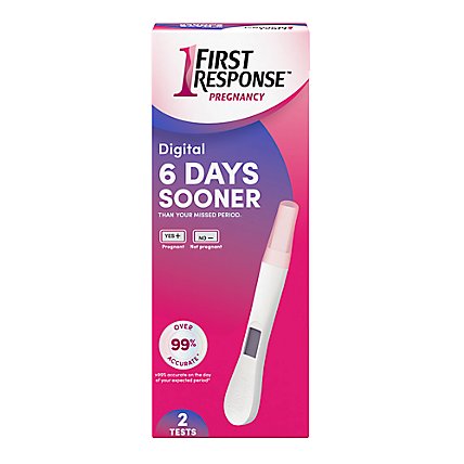 First Response Gold Digital Pregnancy Test Pack - 2 Count - Image 1