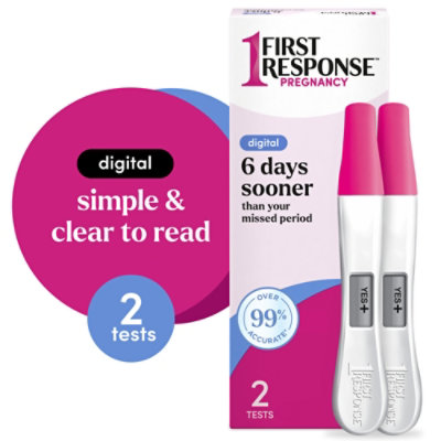 First Response Gold Digital Pregnancy Test - 2 Count