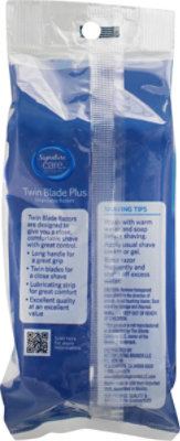 Signature Select/Care Razor Disposable Twin Blade Plus With Lubricating Strip - 12 Count - Image 5