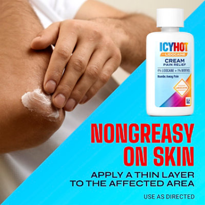 Icy Hot Cream with Lidocaine Plus Menthol - 2.7 Oz - Image 7